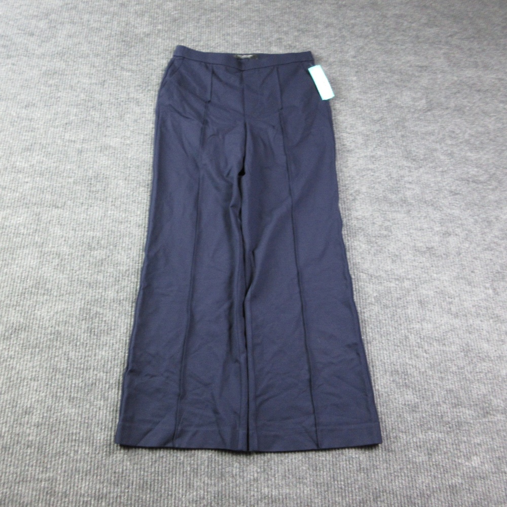 Liverpool Pants Womens 6 Navy Kayla Pull-On Wide Leg Trouser 30x30.5* NWT